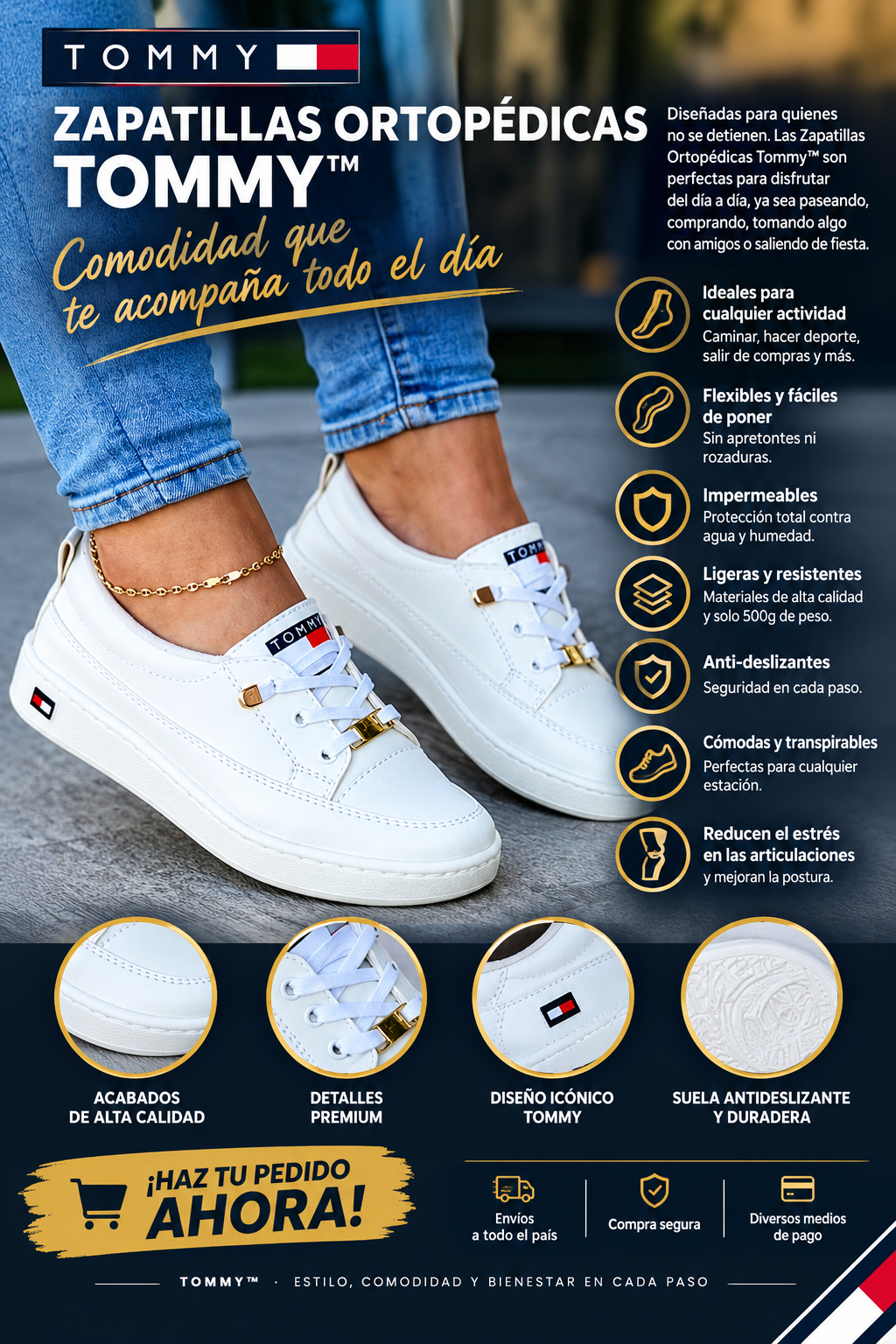 ZAPATILLHAS ORTOPÉDICA TOMMY